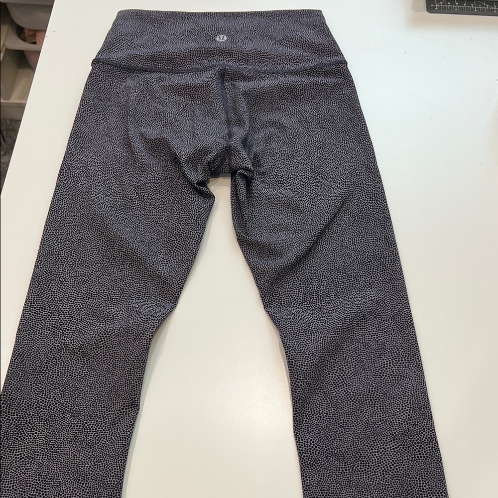 Lululemon Athletica Speckled Black Leggings